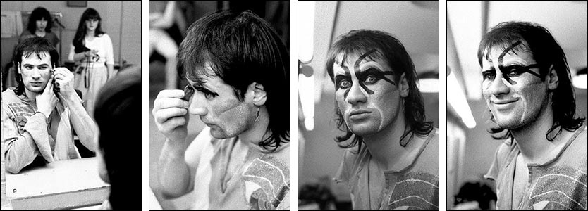 Fish: Backstage at Maxwell Hall, Aylesbury - 18.03.1983